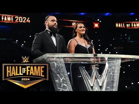 Taylor and Mika Rotunda pay respects to Bray Wyatt: 2024 WWE Hall of Fame highlights