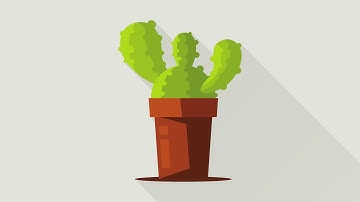 Create a Flat Design Cactus in Pot with Inkscape