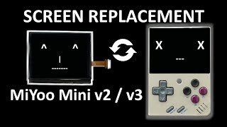 Miyoo mini screen replacement Miyoo Mini Speaker Buttons Mod Screen Replacement