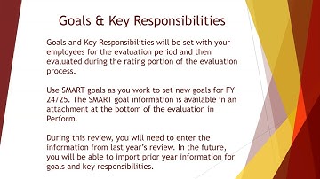 Manager NeoGov Perform Training