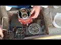 restaurando compresor antiguo doble piston