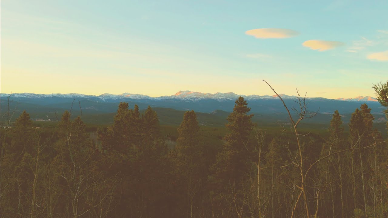 A mountain horizon in evening light, from until tomorrow