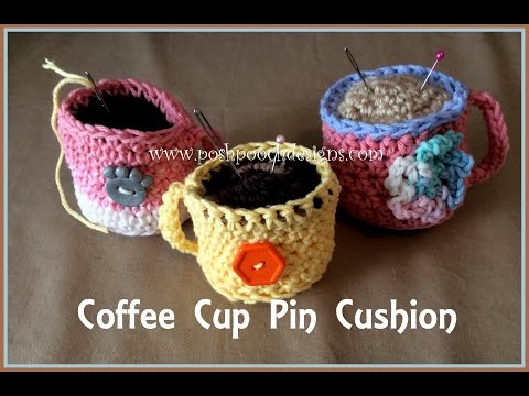 How To Make a Crocheted Cute Flower Pin Cushion - DIY Crafts Tutorial -  Guidecentral 