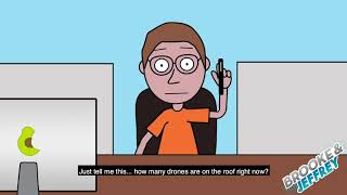 Brooke & Jeffrey's Animated Adventures: Drone Lights