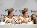 Capture de la vidéo Esckaz Live In Baku: Jedward (Ireland) Press Conference