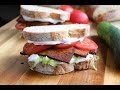 Tofu Bacon BLT sandwich | The Buddhist Chef