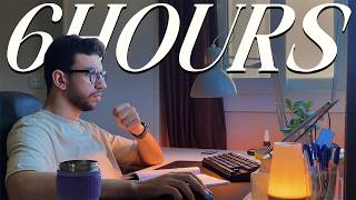 LIVE 6-Hour Deep Focus Study With Me 🕯️| Pomodoro 60/10 | Medical student | USMLE | No talking