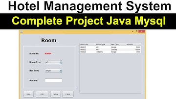 Build a FULLY FUNCTIONAL Hotel Management System with Java and Mysql!