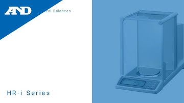 HR-i Series of Semi-Micro Analytical Balances
