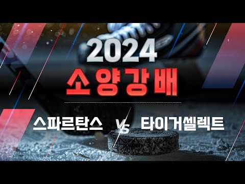 [2024 소양강배] 전국 유소년 아이스하키 대회 고학년 스파르탄스vs타이거셀렉트 하이라이트