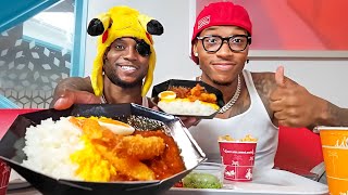 YourRAGE & Silky FIRST Disneyland MUKBANG In Japan!