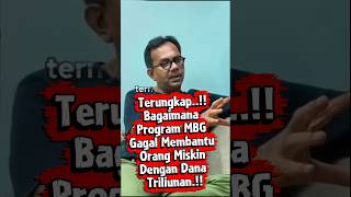 Revealed..!! How the MBG Program Failed to Help the Poor with Trillions of Funds..! #shortvideo