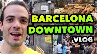 Time to go the center of barcelona. oh yes! i love this place, packed
with people, shops everywhere and beautiful streets walk around. in
video bl...