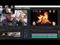 Editing a bonfire wbideo clip