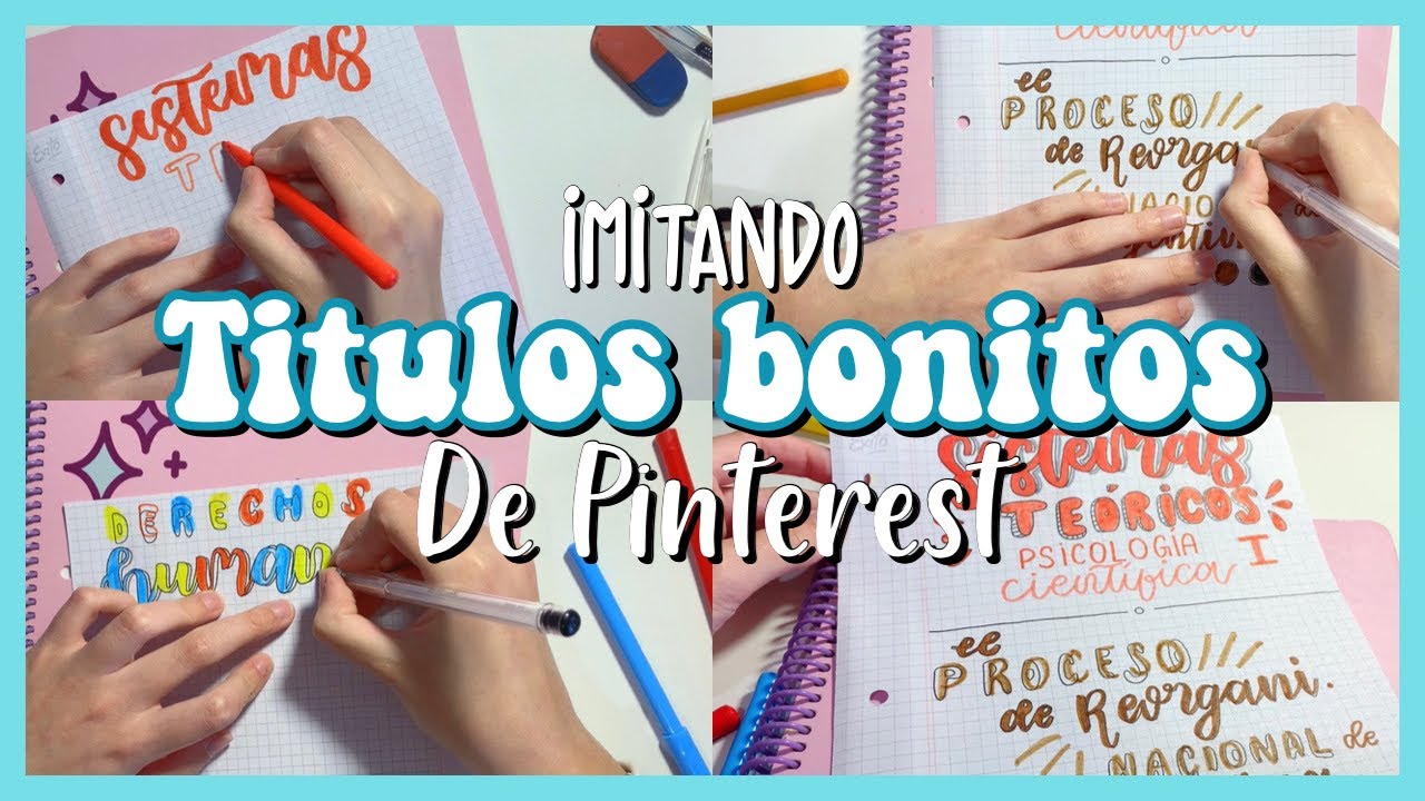 Imitando TÍTULOS BONITOS en PINTEREST 🤯 - thptnganamst.edu.vn