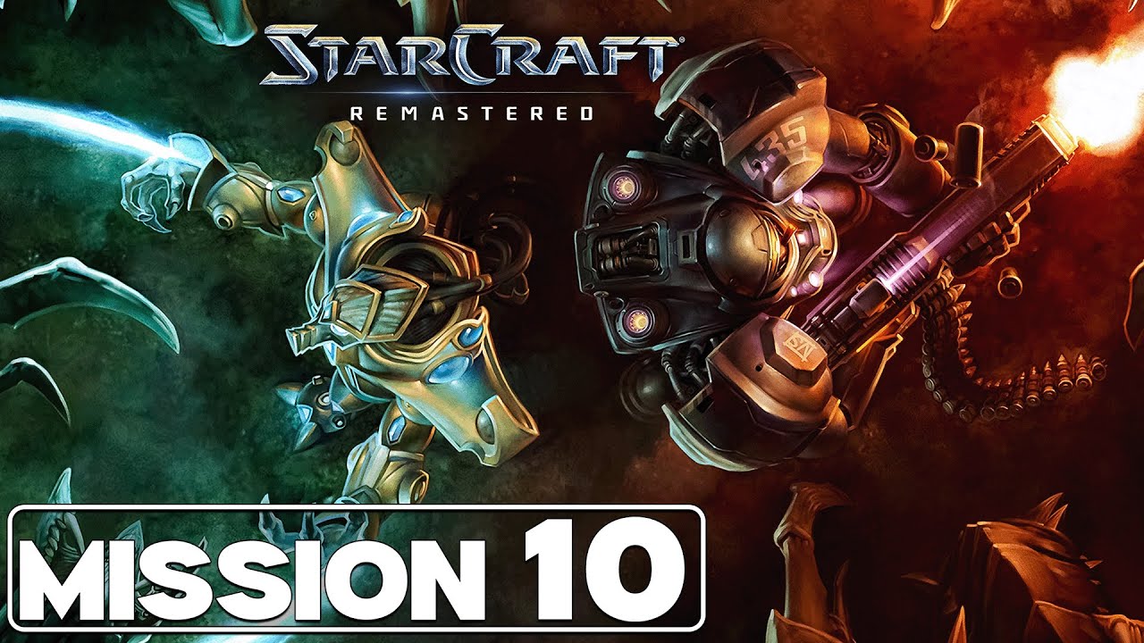 Starcraft: Remastered | Protoss | Mission 10 - Eye of the Storm |  No Commentary