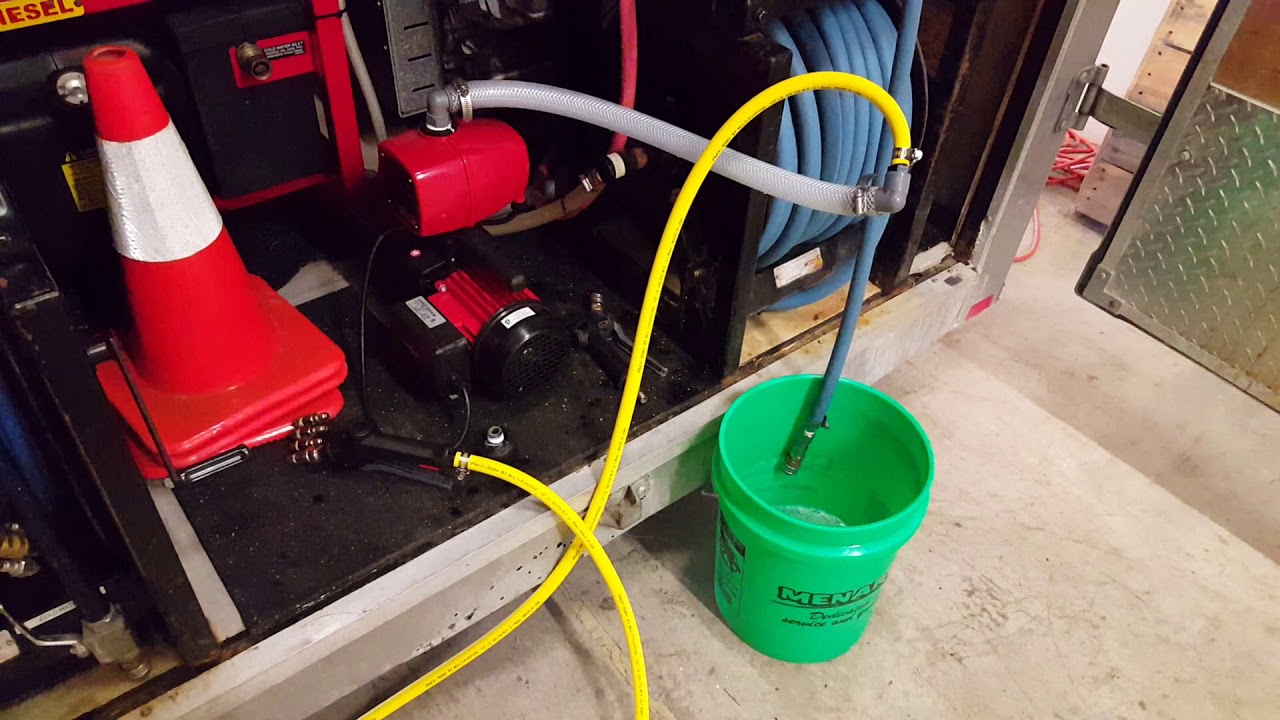 Booster pump soft wash test YouTube