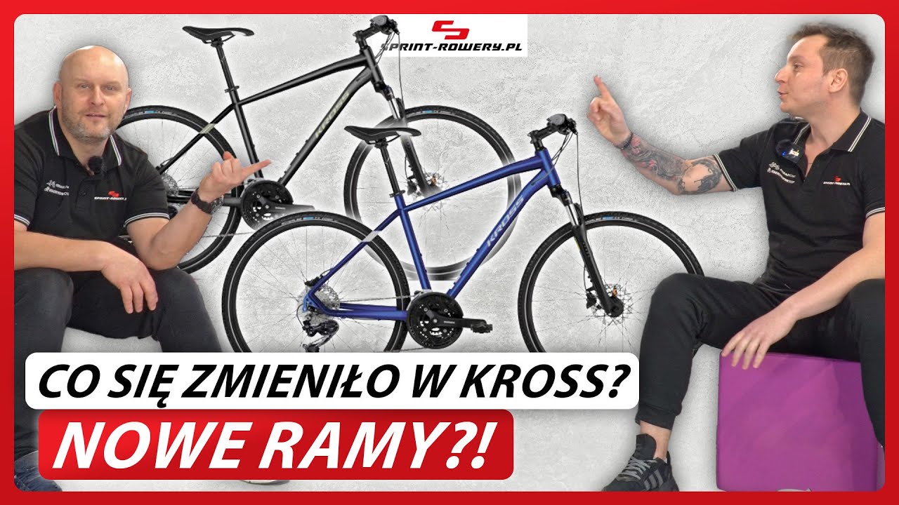 Rower crossowy jaki wybrać? Nowe ramy w Kross Evado 5.0 i 6.0 YouTube