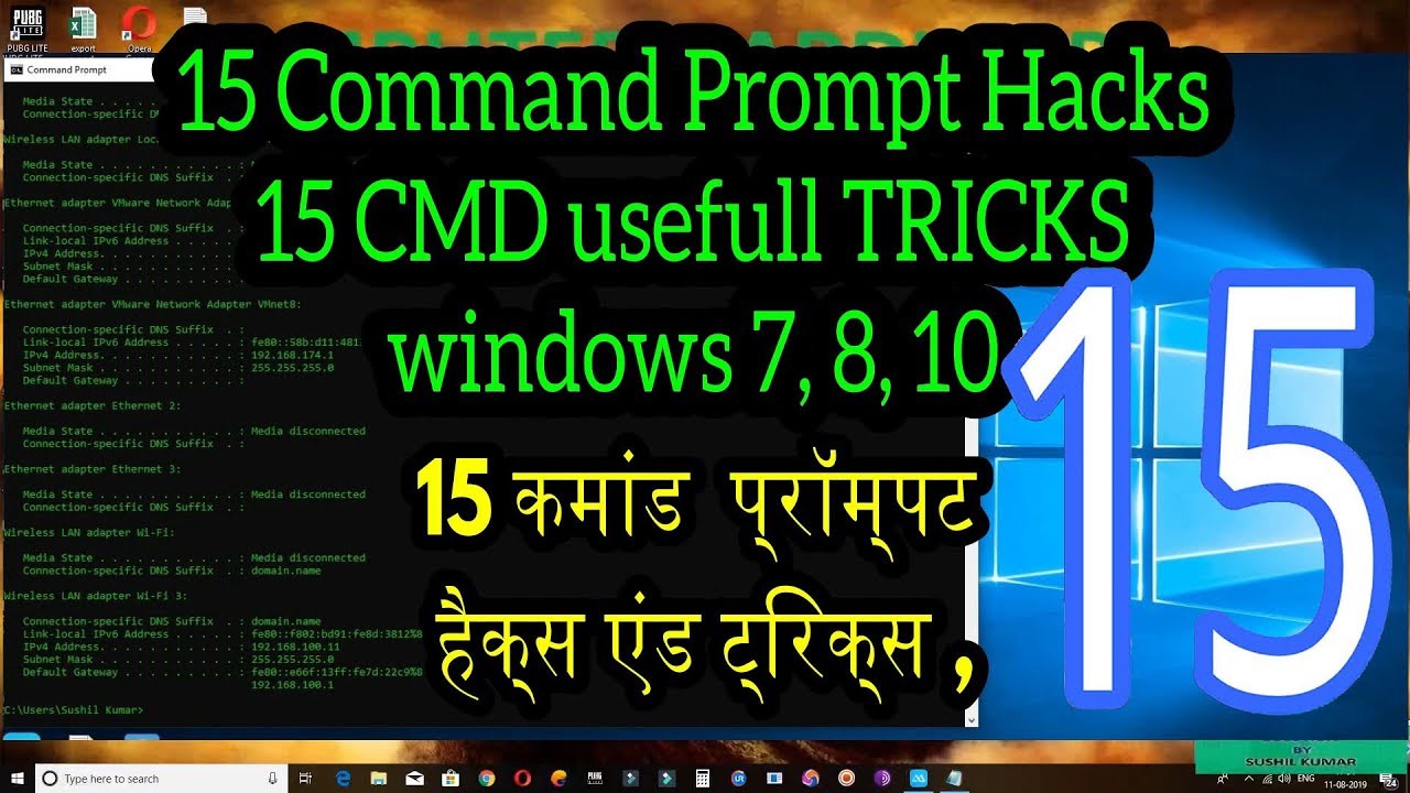 15 Brilliant Command prompt(CMD) Tricks – Shasi Hacksec