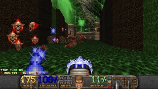 Doom II: Community Chest 2 - MAP24: The Mucus Flow [Nightmare! 100% Secrets] in 7:39