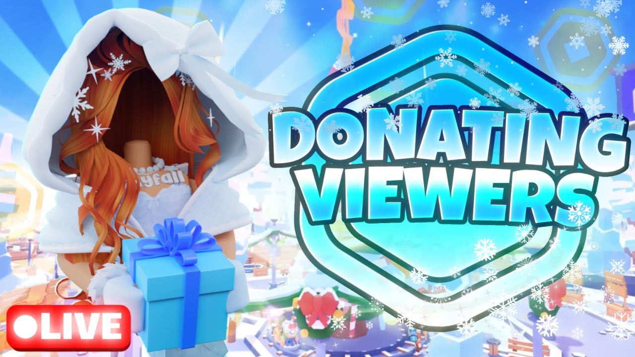 🔴 Pls Donate Live | 💰 Donating Robux To Viewers |💸27,000 Robux Giveaway ...