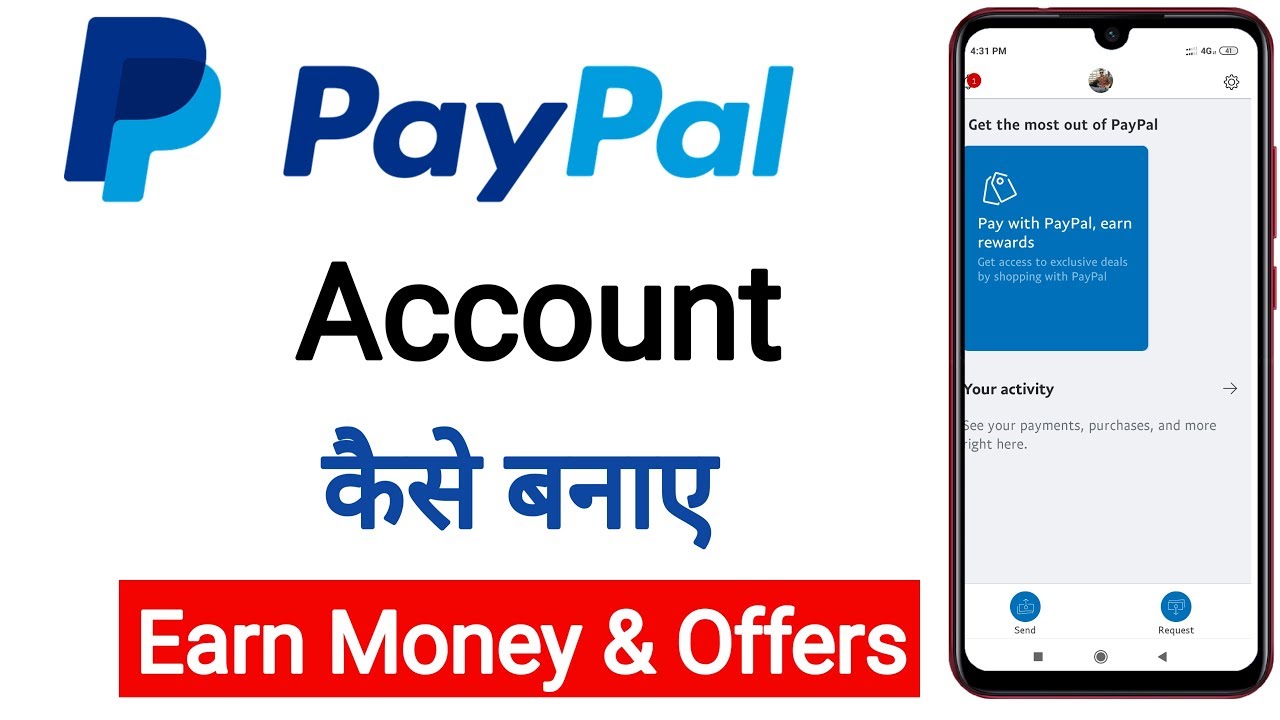 How To Create PayPal account | PayPal Account Kaise Banaye | PayPal Offers