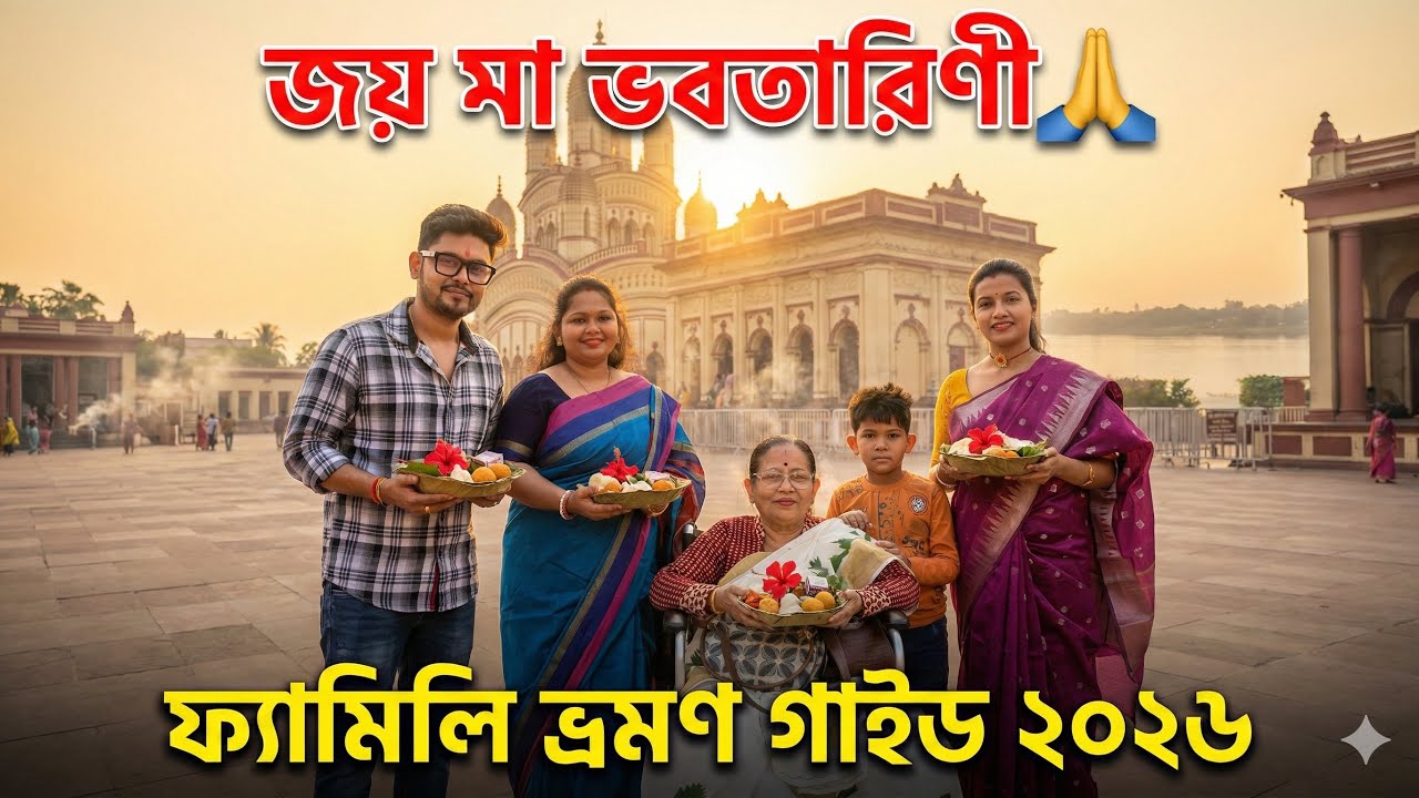 আজ ফ্যামিলি নিয়ে দক্ষিণেশ্বর! | সপরিবারে মা ভবতারিণীর দর্শন | Dakshineswar Temple Vlog