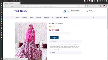 WEBSITE E-COMMERCE PENJUALAN BAJU DENGAN CODEIGNITER