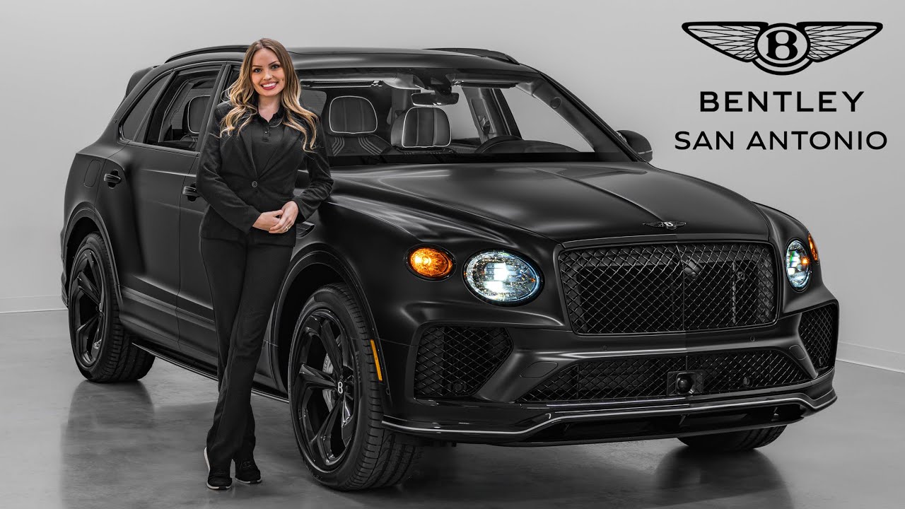2025 Bentley Bentayga S Black Edition Sound, Interior, and Exterior - Matte Black