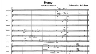 [Score] Dick Lee arr. Kelly Tang - Home (for orchestra)
