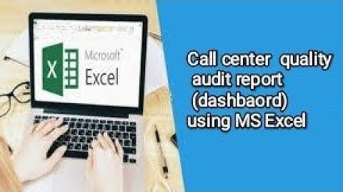 Call Center Quality Audit Weekly Performance Report in MS Excel