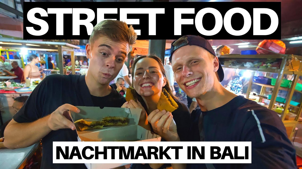 BALI STREET FOOD - Der Nachtmarkt in Sanur | Bali Vlog 🇮🇩🌴