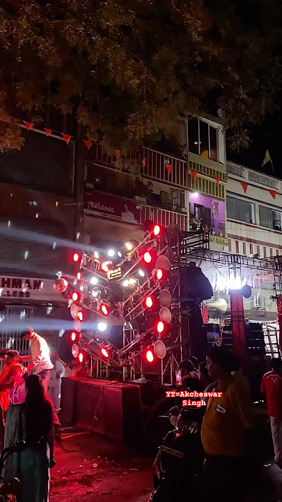 Kalinga Akhara Dj Ruhi Big setup Ramnavmi🚩😍#dj #djsetup #sound #sonari #shorts #roadshow #trending