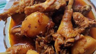 দেশী মুরগীর ঝোল। country chicken recipe.chicken recipes cooking