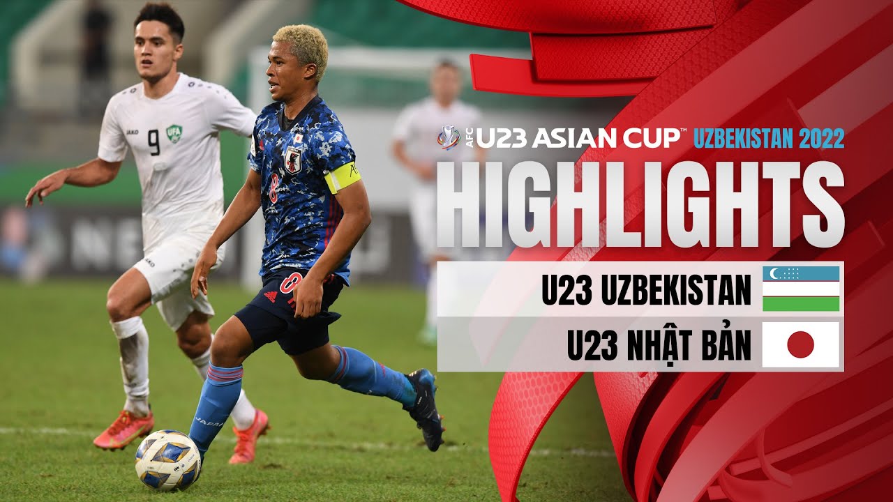 HIGHLIGHTS: U23 UZBEKISTAN – U23 NHẬT BẢN | TUYỆT PHẨM MỞ MÀN, ÔNG LỚN GỤC NGÃ | U23 Châu Á 2022