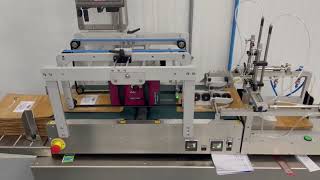 SAVEMA Vacuum Feeder Conveyor Belt with SVM 32 CK Printer with Premade Packages in Dubai