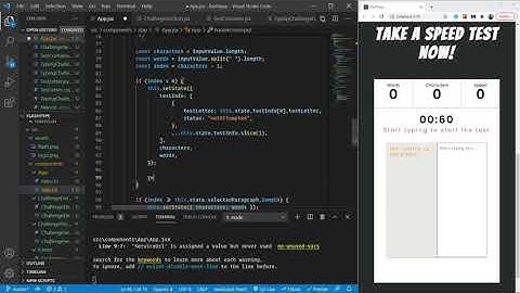 React Mega Tutorial - Project 2, Part 21 | Finishing the logic for our Typing Speed Test Application