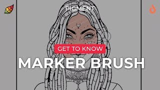 Pigment | Get To Know the Marker Brush screenshot 5
