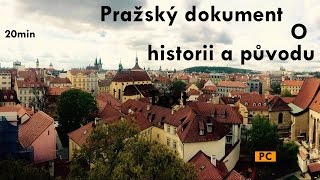 Český dokument o historii a původu Prahy