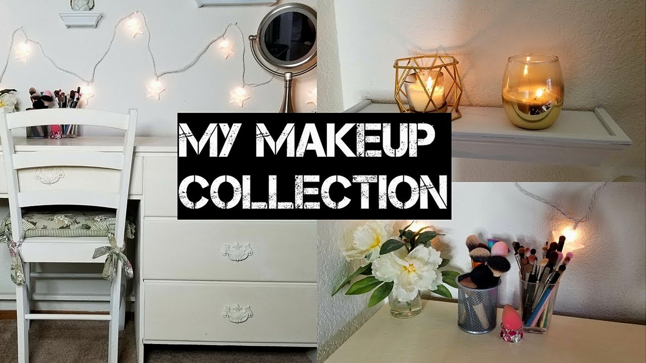 My Makeup Collection & Vanity Tour | Sophia Kendall