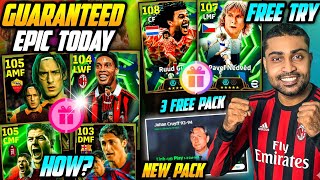 How To Get Free Guaranteed Epic Today In EFootball 26| 108 Gullit+Nedved In Free Spin &amp; New Manager 