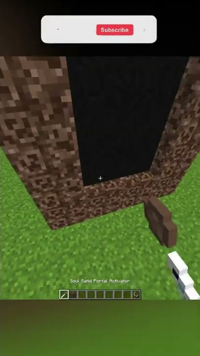 SOUL SAND Portal in Minecraft... 🤯 #shorts