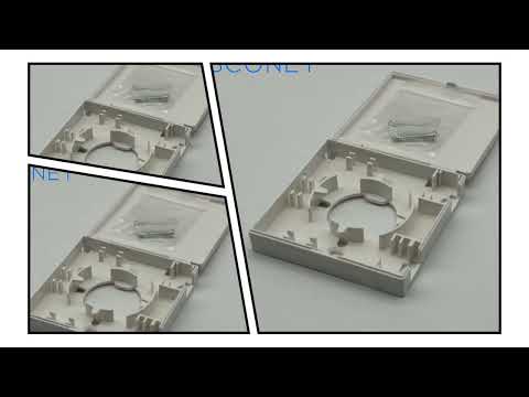 FTTH wall outlet box, Plastic Fiber Wall Outlet Terminal Box