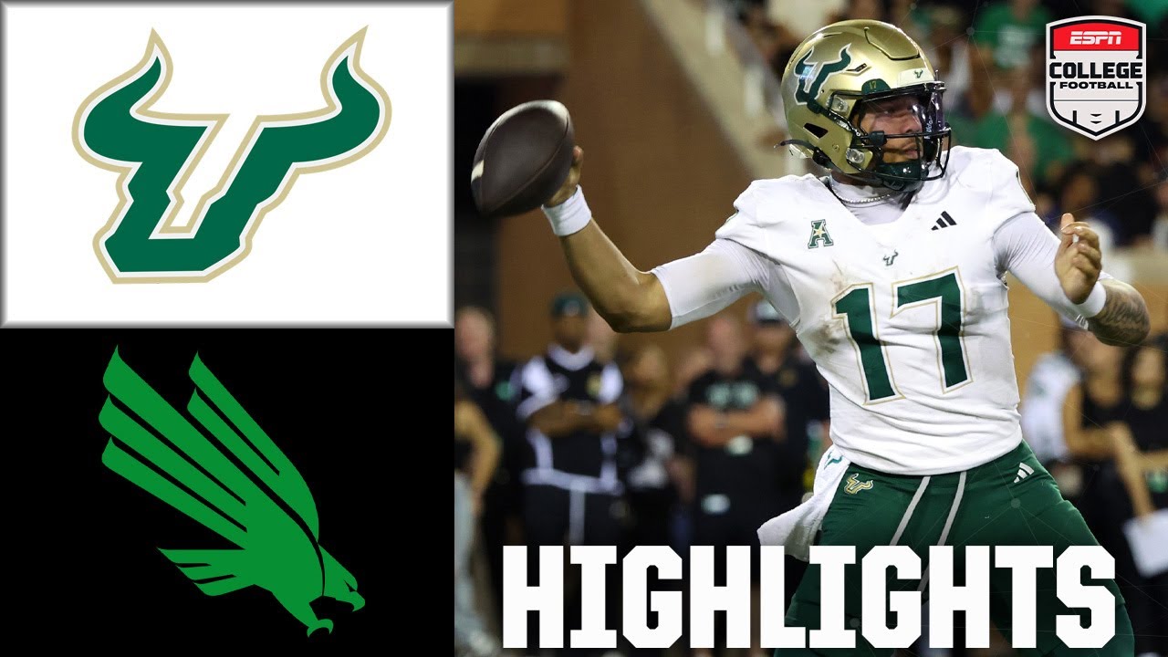 South Florida Bulls vs. North Texas Mean Green | Full Game Highlights | ESPN College Football