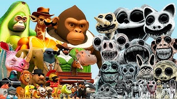 BRAINROT ANIMALS VS ZOONOMALY ANIMALS (Garry