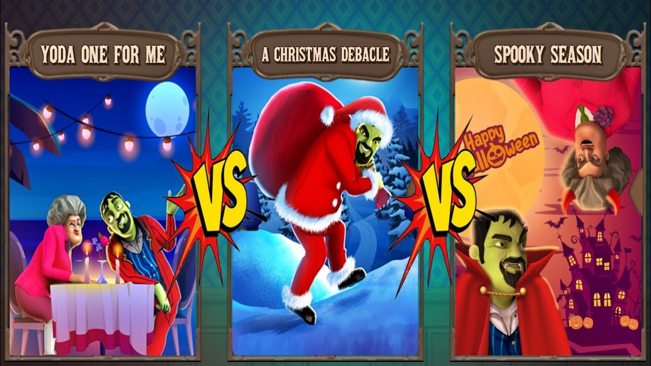 Scary Stranger 3D - All New Chapters Full Levels All Halloween, Christmas, New Year Pranks