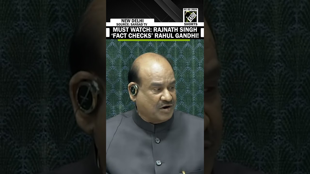 Обязательно к просмотру: Раджнат Сингх безжалостно опровергает «заявление Китая» Рахула Ганди.