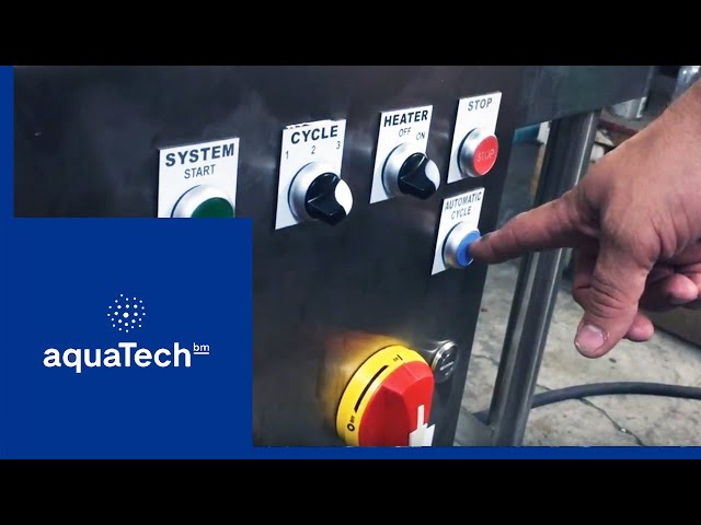 Aquatech-BM Bottle Washing Equipment. It Cleans, Sanitizes and