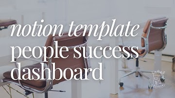 People Success Dashboard | Notion Template for Business