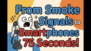 From Smoke Signals to Smartphones in 75 Seconds! 📱 How Communication Changed Forever